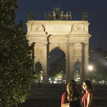 L’Arco della Pace rivive di nuova luce con i led di Thorn